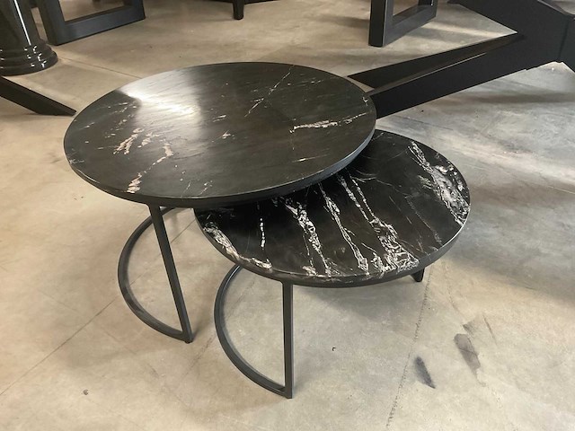 Cotton salontafelset van 2 - afbeelding 1 van  13