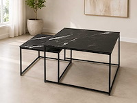 Cotton salontafelset van 2 - afbeelding 1 van  11