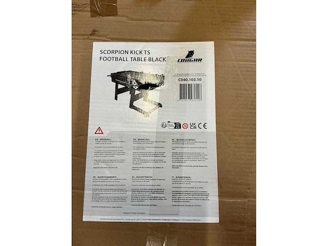 Cougar voetbaltafel scorpion kick ts - afbeelding 4 van  4