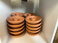 Countryfield terra cotta kandelaar (20x) - afbeelding 3 van  3