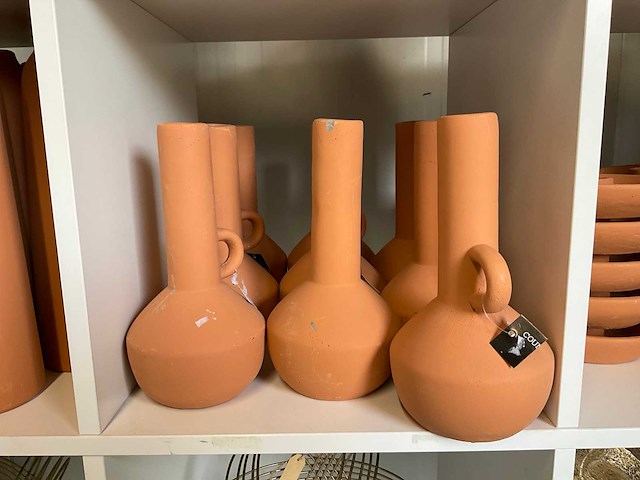 Countryfield terra cotta vaas (9x) - afbeelding 1 van  2