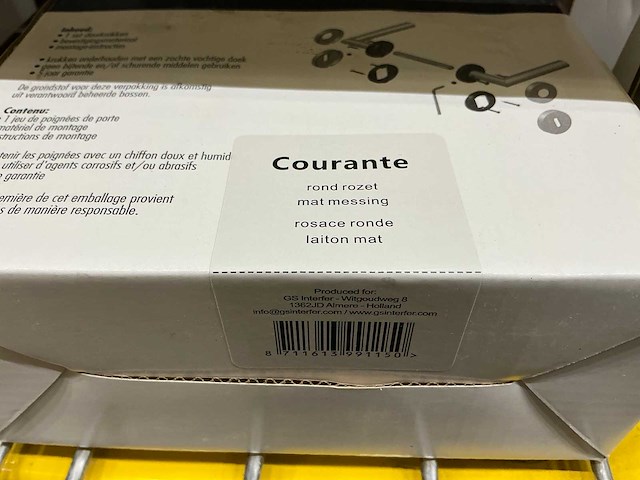 Courante deurbeslag (34x) - afbeelding 1 van  1