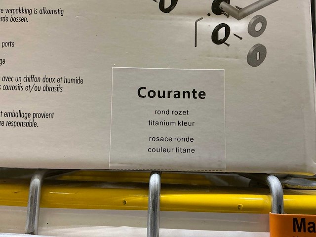 Courante rond rozet deurbeslag (6x) - afbeelding 3 van  3