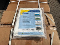 Cover hekwerkkleed brandvertragend wit (200x) - afbeelding 1 van  3
