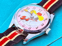 Cowboy snoopy ''swiss version'' boysize mechanisch horloge - afbeelding 1 van  7