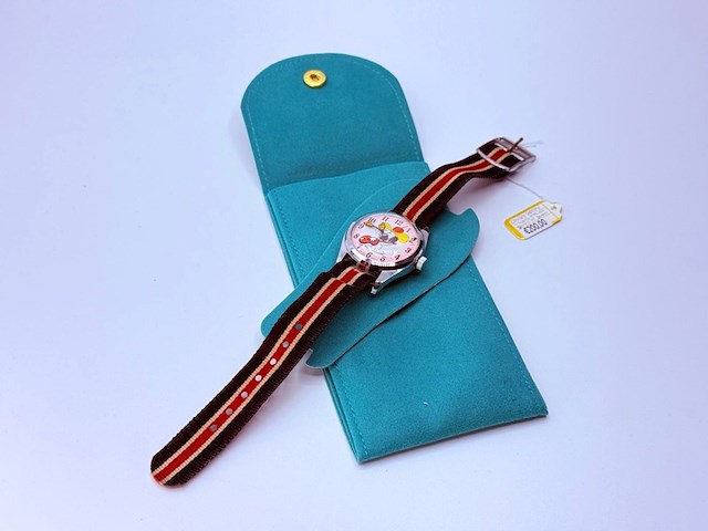 Cowboy snoopy ''swiss version'' boysize mechanisch horloge - afbeelding 2 van  7