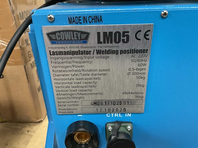 Cowley lm05 lasmanipulator - afbeelding 4 van  6