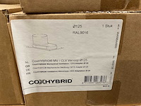 Cox geelen - coxhybrid mv / clv verloop 125mm - ventilatie aansluitplaat (20x) - afbeelding 2 van  4