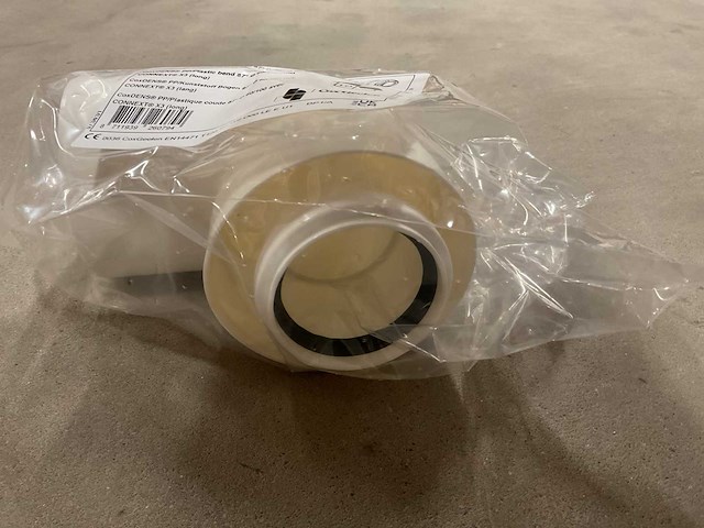 Cox geelen coxdens met connext 60/100 ajahab601 doos á 10 stuks pp/kunststof bochten (2x) - afbeelding 1 van  4