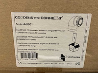 Cox geelen coxdens met connext 60/100 ajahab601 doos á 10 stuks pp/kunststof bochten (2x) - afbeelding 3 van  4