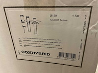 Cox geelen coxhybrid 130mm wbpeaa400 clv dakdoorvoer renovatieset - afbeelding 2 van  3