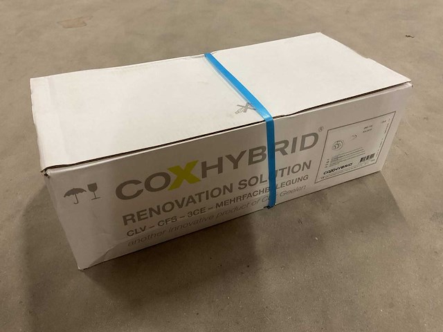 Cox geelen coxhybrid 60/100 brandwerende muurplaat met brandmanchet (2x) - afbeelding 4 van  4