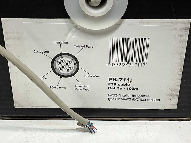 Cp cat 5e kabel (2x) - afbeelding 3 van  4