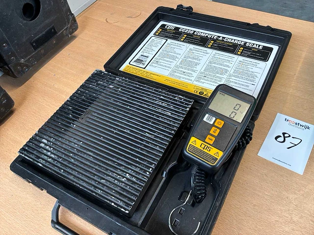 Cps cc220 koelmiddelweegschaal - afbeelding 1 van  6