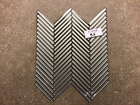 Cr plus hg glass grey glans mozaïektegel 28,5x30,5 cm 17,04 m² - afbeelding 1 van  4