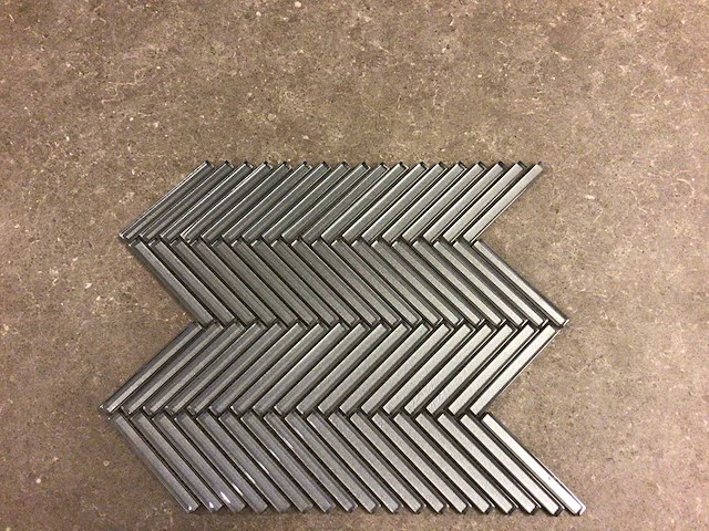 Cr plus hg glass grey glans mozaïektegel 28,5x30,5 cm 17,04 m² - afbeelding 3 van  4