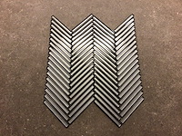 Cr plus hg glass grey glans mozaïektegel 28,5x30,5 cm 17,04 m² - afbeelding 5 van  5