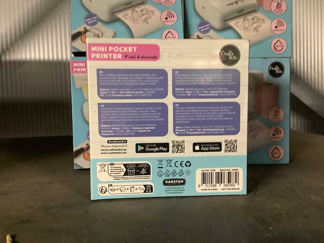 Craft en co mini pocket printer overige printers en copiers (5x) - afbeelding 4 van  4