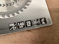 Craftomat zaagblad 140x20, 40 tanden (15x) - afbeelding 2 van  2