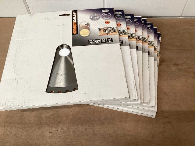 Craftomat zaagblad 250x30, 42 tanden (8x) - afbeelding 1 van  4