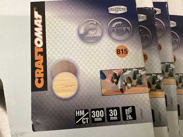 Craftomat zaagblad 300x30, 28 tanden (8x) - afbeelding 2 van  4