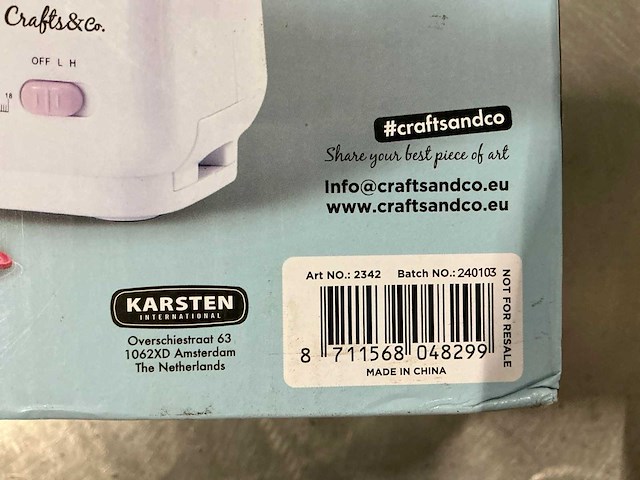 Crafts&co beginner naaimachine (13x) - afbeelding 4 van  7
