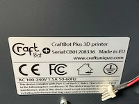 Craftunique craftbot plus 3d-printer - afbeelding 8 van  8