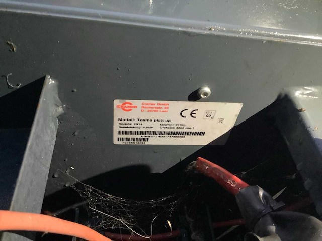 Cramer tourno pickupp zitmaaier - afbeelding 6 van  8