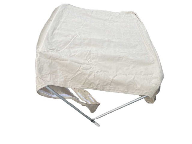 Cranchi start 21 bimini boat canopy 175 cm x 100cm with durable frame and transparent side panels - afbeelding 1 van  9