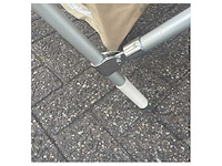 Cranchi start 21 bimini boat canopy 175 cm x 100cm with durable frame and transparent side panels - afbeelding 5 van  9