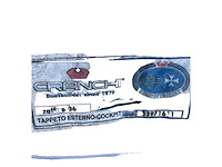 Cranchi zaffiro 36 blue coated cockpit anti-slip carpet original - 33971611 - afbeelding 1 van  6