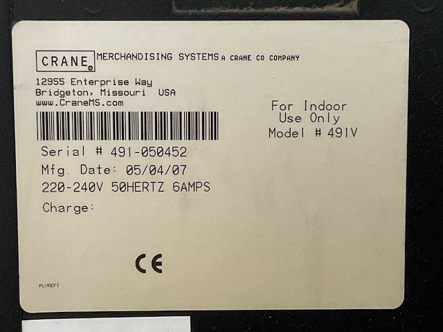 Crane - 491iv - drank en snoepautomaat - afbeelding 4 van  11