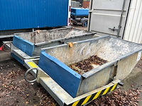 Cranecontainer puin kantelbak (2x) - afbeelding 3 van  5