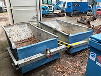 Cranecontainer puin kantelbak (2x) - afbeelding 4 van  5