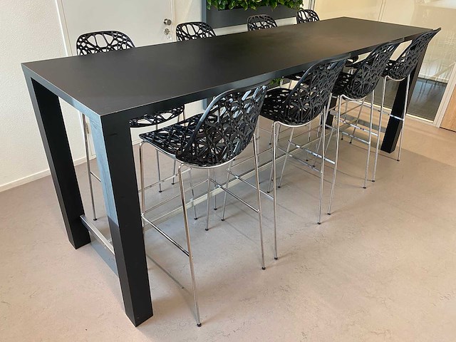 Crassevig - 8p design set op barhoogte 280x80 - ton haas - afbeelding 3 van  19