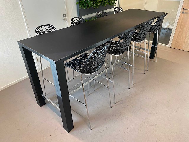 Crassevig - 8p design set op barhoogte 280x80 - ton haas - afbeelding 12 van  19