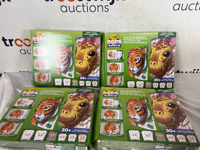 Crayola - pops - hobbypakket - 3d-activiteiten super set voor kinderen - jungle thema - 6 onderwerpen - afbeelding 1 van  1