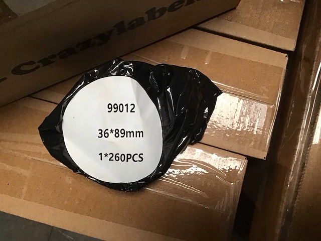 Crazylabels 99012 thermische etiketlabels rollen (400x) - afbeelding 3 van  3