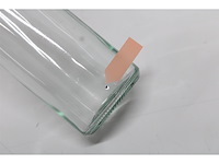 Creativ water bottle van glas in display - afbeelding 5 van  5
