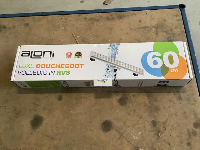 Creavit aloni - 60 cm - douchegoot rvs 60 cm - afbeelding 2 van  3