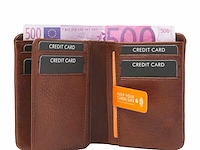 Creditcard-etui dr amsterdam, brown - afbeelding 3 van  5