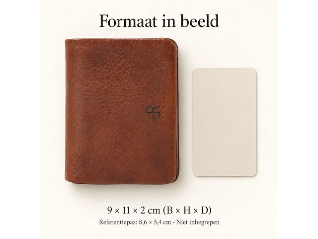 Creditcard-etui dr amsterdam, brown - afbeelding 5 van  5