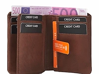 Creditcard-etui dr amsterdam, chestnut - afbeelding 4 van  5