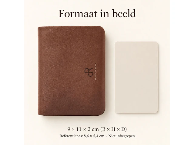 Creditcard-etui dr amsterdam, chestnut - afbeelding 5 van  5