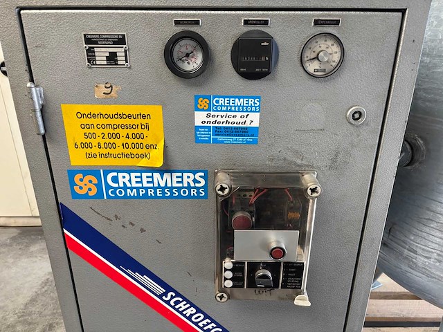 Creemers - 1990 - rcm 7,5 - schroefcompressor - afbeelding 1 van  10