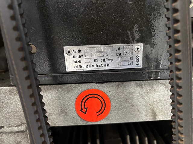 Creemers - 1990 - rcm 7,5 - schroefcompressor - afbeelding 3 van  10