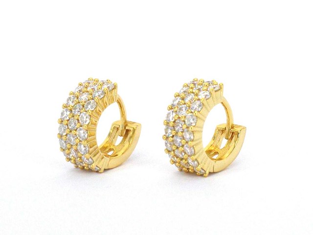 Creolen briljanten hoge kwaliteit - afbeelding 4 van  7