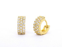 Creolen briljanten hoge kwaliteit - afbeelding 5 van  7