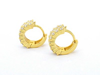 Creolen briljanten hoge kwaliteit - afbeelding 6 van  7