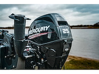 Crescent visboot met 25pk mercury efi buitenboordmotor en marlin boottrailer - afbeelding 11 van  23